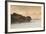 Lake Hamilton, Autumn Fog at Dawn, Hot Springs, Arkansas, USA-Walter Bibikow-Framed Photographic Print