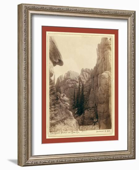 Lake Harney Peaks, Near Custer City, S.D., on B. and M. Ry-John C. H. Grabill-Framed Giclee Print