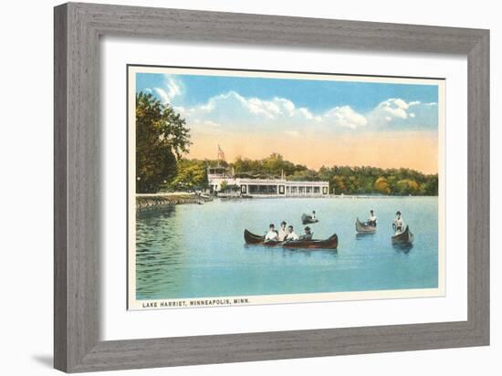 Lake Harriet, Minneapolis, Minnesota-null-Framed Art Print