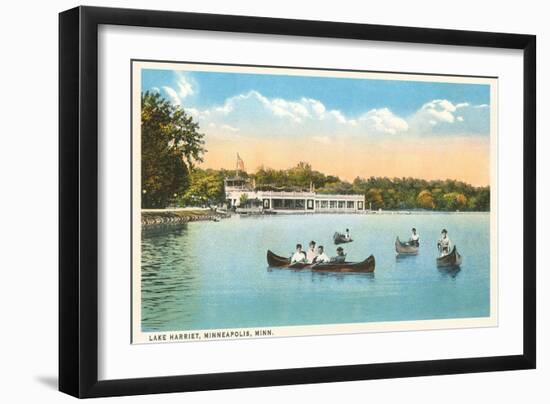 Lake Harriet, Minneapolis, Minnesota-null-Framed Art Print