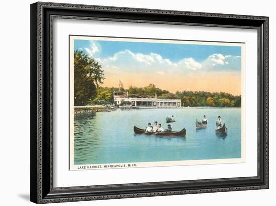 Lake Harriet, Minneapolis, Minnesota-null-Framed Art Print