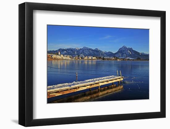 Lake Hopfensee, Hopfen am See, Allgau, Bavaria, Germany, Europe-Hans-Peter Merten-Framed Photographic Print