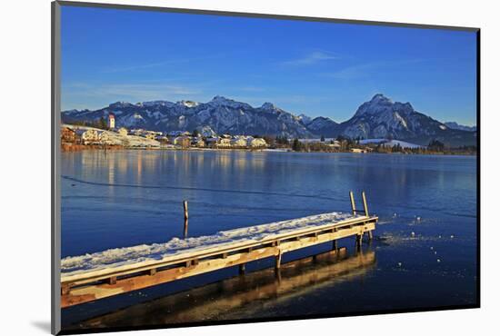 Lake Hopfensee, Hopfen am See, Allgau, Bavaria, Germany, Europe-Hans-Peter Merten-Mounted Photographic Print