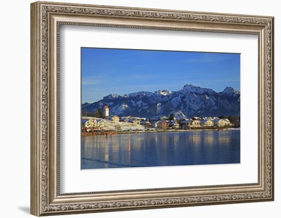 Lake Hopfensee, Hopfen am See, Allgau, Bavaria, Germany, Europe-Hans-Peter Merten-Framed Photographic Print