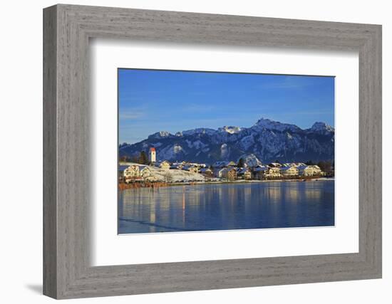 Lake Hopfensee, Hopfen am See, Allgau, Bavaria, Germany, Europe-Hans-Peter Merten-Framed Photographic Print