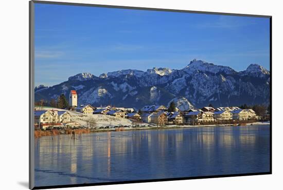 Lake Hopfensee, Hopfen am See, Allgau, Bavaria, Germany, Europe-Hans-Peter Merten-Mounted Photographic Print