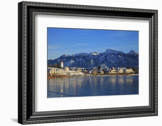 Lake Hopfensee, Hopfen am See, Allgau, Bavaria, Germany, Europe-Hans-Peter Merten-Framed Photographic Print