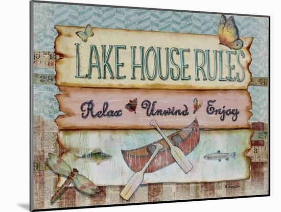 Lake House Rules-Let Your Art Soar-Mounted Giclee Print