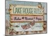 Lake House Rules-Let Your Art Soar-Mounted Giclee Print