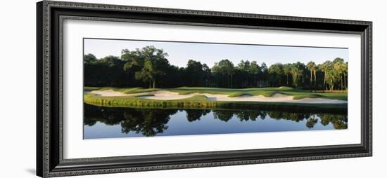 Lake in a Golf Course, Kiawah Island Golf Resort, Kiawah Island, Charleston County-null-Framed Photographic Print