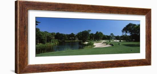 Lake in a Golf Course, Osprey Point, Kiawah Island Golf Resort, Kiawah Island-null-Framed Photographic Print