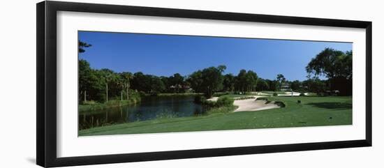 Lake in a Golf Course, Osprey Point, Kiawah Island Golf Resort, Kiawah Island-null-Framed Photographic Print