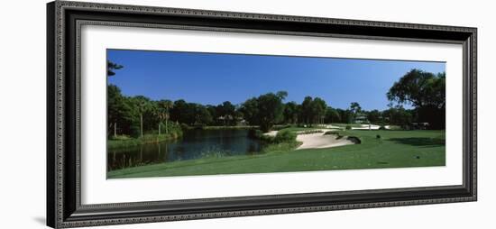 Lake in a Golf Course, Osprey Point, Kiawah Island Golf Resort, Kiawah Island-null-Framed Photographic Print