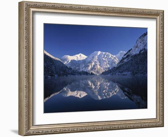 Lake in Allgau Region, Bavaria, Germany-Demetrio Carrasco-Framed Photographic Print