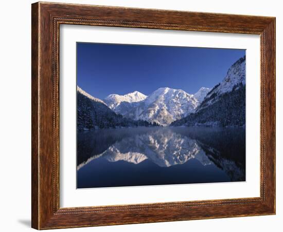 Lake in Allgau Region, Bavaria, Germany-Demetrio Carrasco-Framed Photographic Print