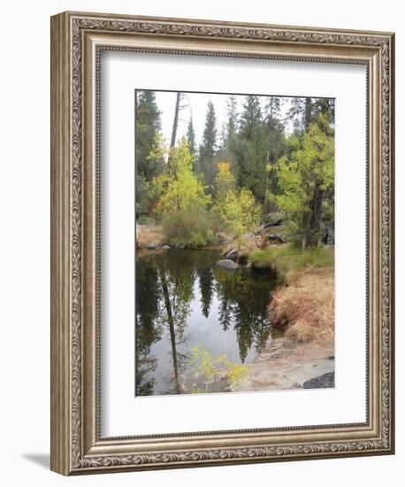 Lake In Sierras-NaxArt-Framed Art Print