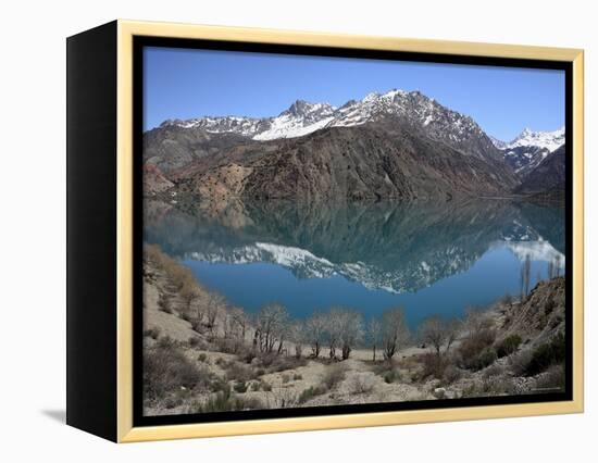 Lake Iskanderkul and Fann Mountains, Tajikistan-Ivan Vdovin-Framed Premier Image Canvas