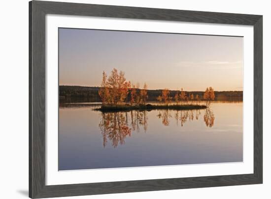 Lake Islet-Andreas Stridsberg-Framed Giclee Print