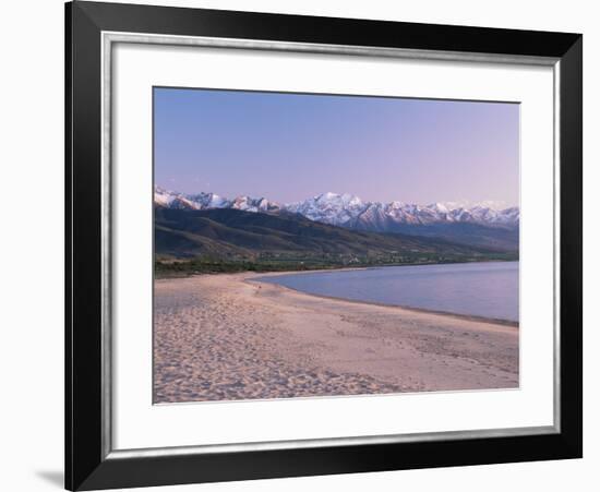 Lake Issyk-Kul, Kirghizstan, Central Asia-Gavin Hellier-Framed Photographic Print