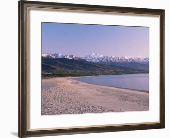 Lake Issyk-Kul, Kirghizstan, Central Asia-Gavin Hellier-Framed Photographic Print