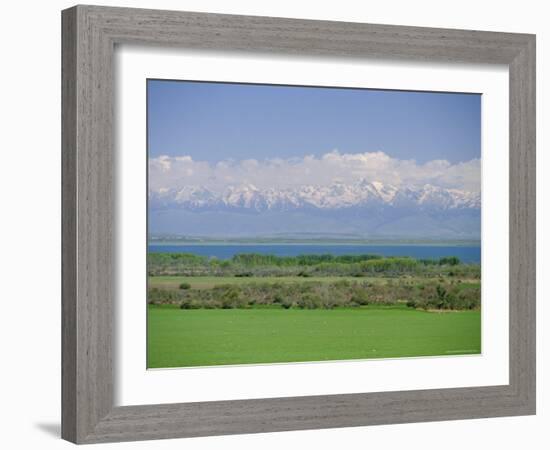 Lake Issyk-Kul, Second Largest Mountain Lake, Kirghizstan (Kyrgyzstan), Fsu, Central Asia, Asia-Gavin Hellier-Framed Photographic Print