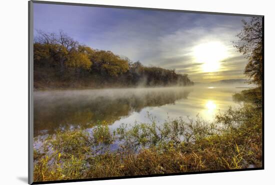 Lake Jacomo at Sunset, Fleming Park, Kansas City, Missouri, USA-Charles Gurche-Mounted Photographic Print