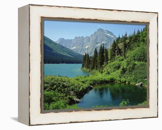 Lake Josephine and Grinnell Point-James Randklev-Framed Premier Image Canvas