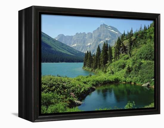 Lake Josephine and Grinnell Point-James Randklev-Framed Premier Image Canvas