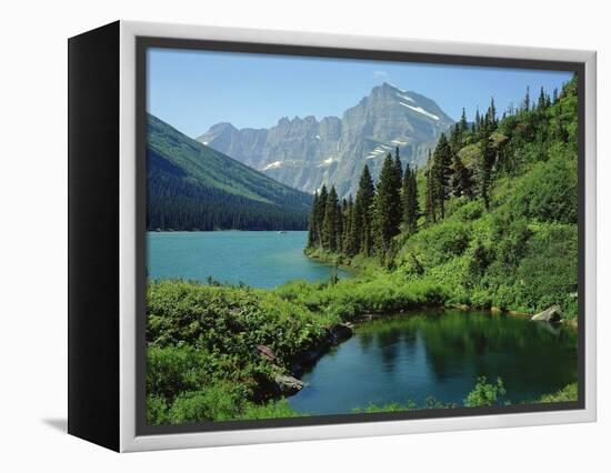 Lake Josephine and Grinnell Point-James Randklev-Framed Premier Image Canvas