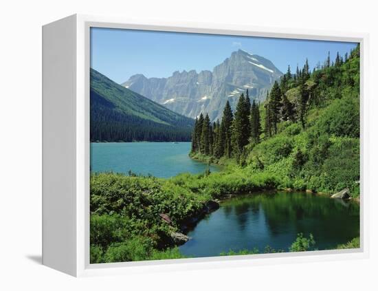 Lake Josephine and Grinnell Point-James Randklev-Framed Premier Image Canvas