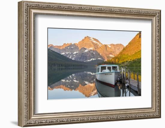 Lake Josephine, Many Glaciers Area, Glacier NP, Montana, USA-Peter Adams-Framed Photographic Print