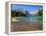 Lake Josephine with Grinnell Glacier and the Continental Divide, Glacier National Park, Montana-Jamie & Judy Wild-Framed Premier Image Canvas