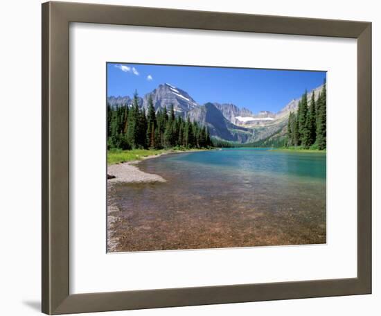 Lake Josephine with Grinnell Glacier and the Continental Divide, Glacier National Park, Montana-Jamie & Judy Wild-Framed Photographic Print