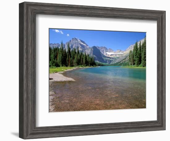 Lake Josephine with Grinnell Glacier and the Continental Divide, Glacier National Park, Montana-Jamie & Judy Wild-Framed Photographic Print