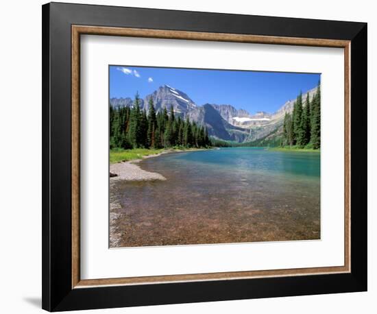 Lake Josephine with Grinnell Glacier and the Continental Divide, Glacier National Park, Montana-Jamie & Judy Wild-Framed Photographic Print