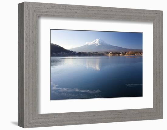 Lake Kawaguchi, Mount Fuji, Japan-Peter Adams-Framed Photographic Print