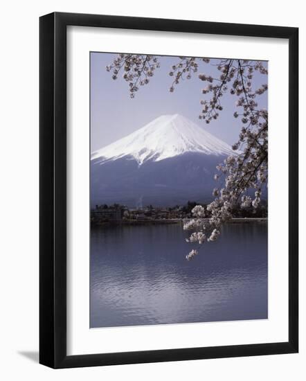Lake Kawaguchi, Mount Fuji, Japan-null-Framed Photographic Print