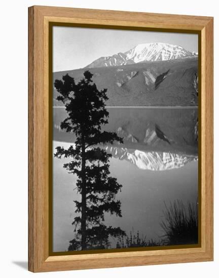 Lake Kluane with Snow-Capped Mountains Reflected in Lake-J^ R^ Eyerman-Framed Premier Image Canvas