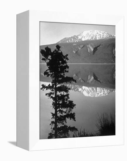 Lake Kluane with Snow-Capped Mountains Reflected in Lake-J^ R^ Eyerman-Framed Premier Image Canvas