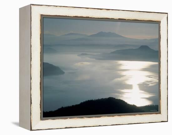 Lake Kussharo-null-Framed Premier Image Canvas