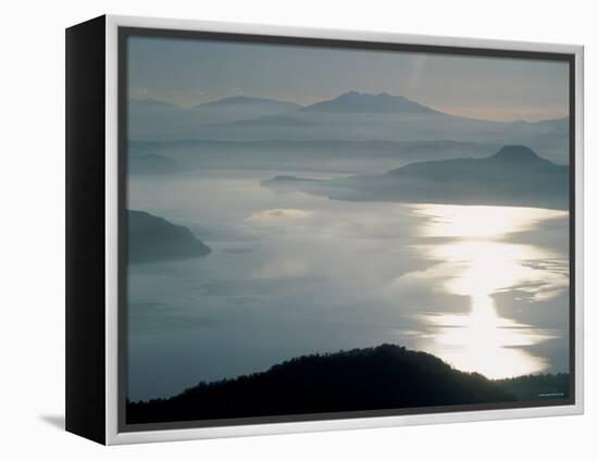 Lake Kussharo-null-Framed Premier Image Canvas