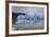 Lake-Level View of Blue Ice at the Glacier Face and Iceberg-Eleanor Scriven-Framed Photographic Print