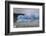 Lake-Level View of Blue Ice at the Glacier Face and Iceberg-Eleanor Scriven-Framed Photographic Print