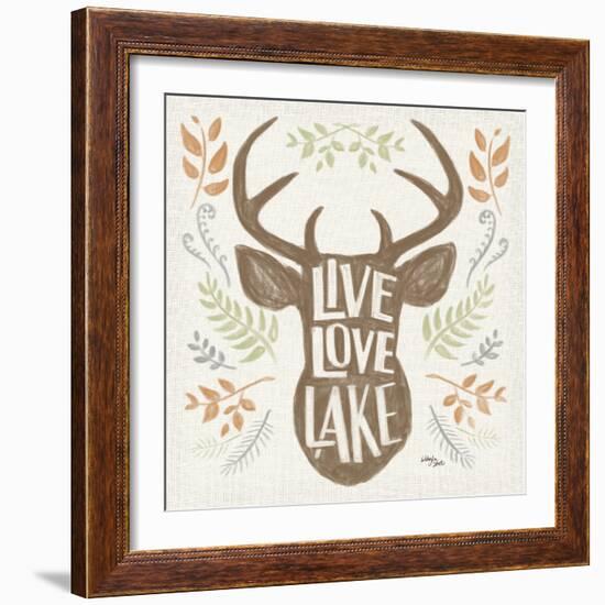 Lake Life III Green-Wellington Studio-Framed Premium Giclee Print