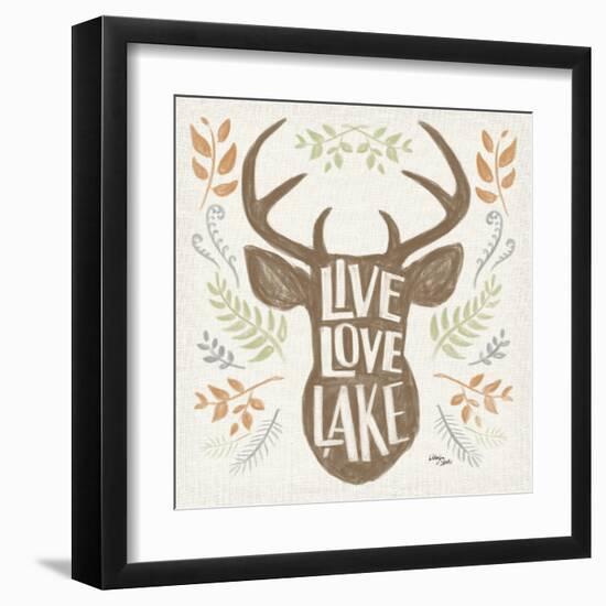 Lake Life III Green-Wellington Studio-Framed Art Print