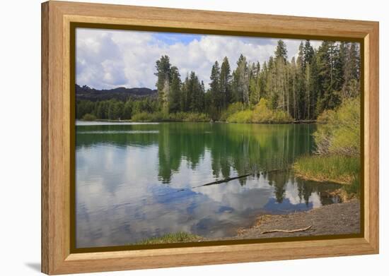 Lake located at the northeast corner of Lassen Volcanic Park in Northern California.-Mallorie Ostrowitz-Framed Premier Image Canvas