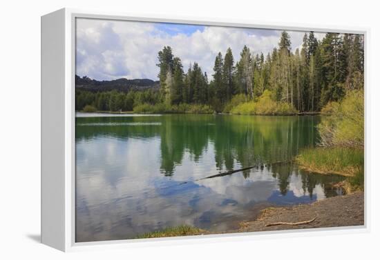 Lake located at the northeast corner of Lassen Volcanic Park in Northern California.-Mallorie Ostrowitz-Framed Premier Image Canvas