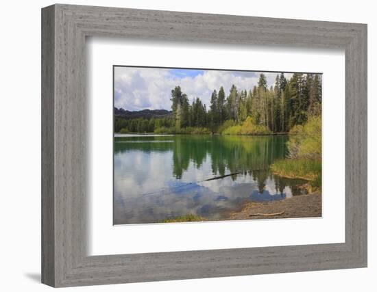 Lake located at the northeast corner of Lassen Volcanic Park in Northern California.-Mallorie Ostrowitz-Framed Photographic Print