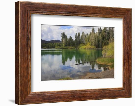 Lake located at the northeast corner of Lassen Volcanic Park in Northern California.-Mallorie Ostrowitz-Framed Photographic Print