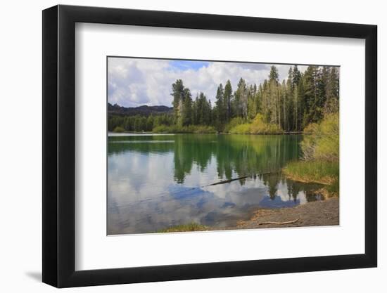 Lake located at the northeast corner of Lassen Volcanic Park in Northern California.-Mallorie Ostrowitz-Framed Photographic Print